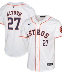 Youth Houston Astros Jose Altuve White Home Limited Player Jersey
