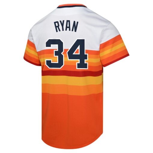Youth Houston Astros Nolan Ryan White Cooperstown Collection Limited Player Jersey - Image 3