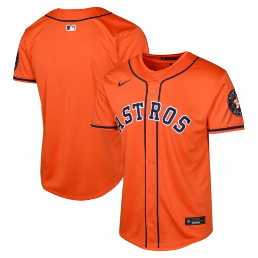 Youth Houston Astros Orange Alternate Limited Jersey