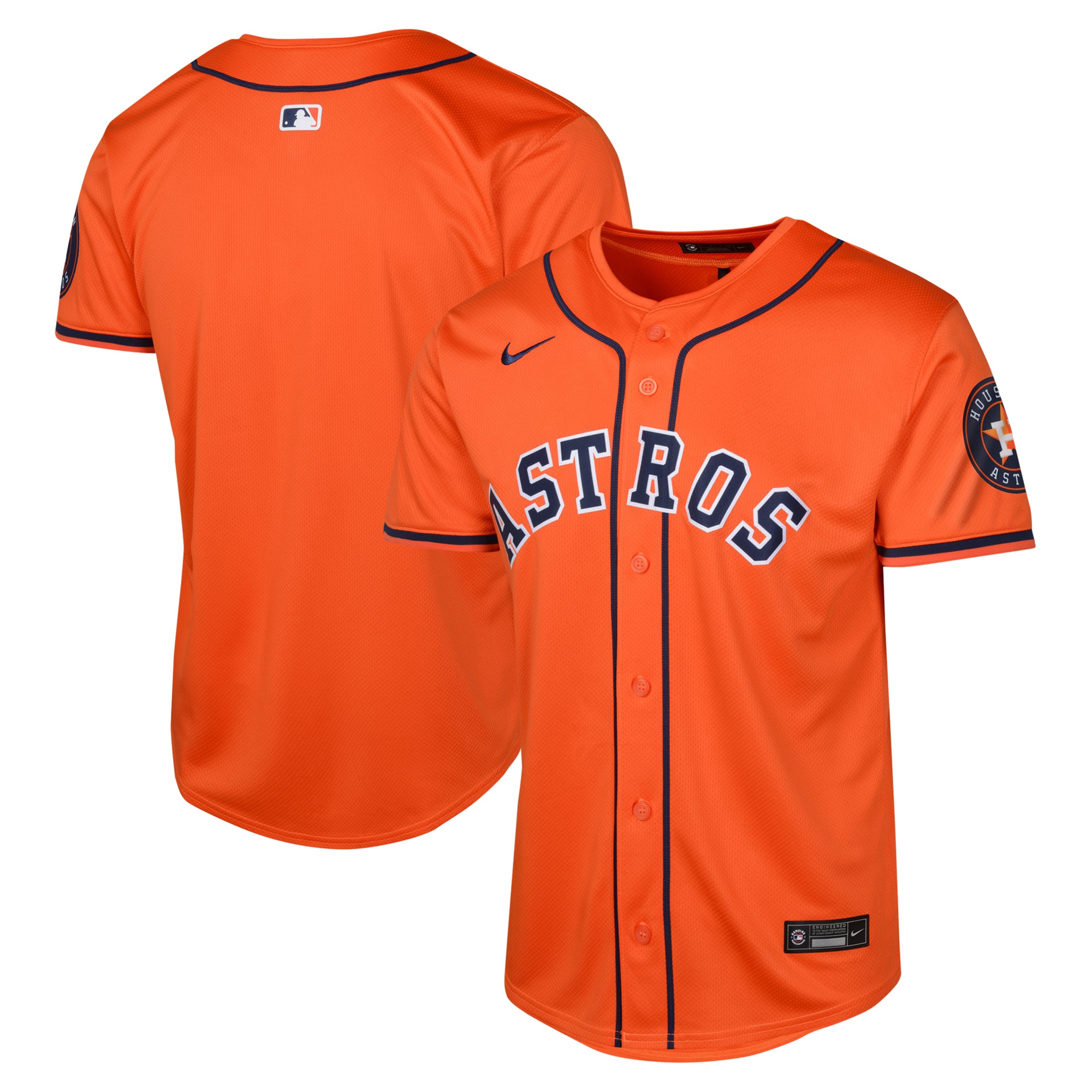 Youth Houston Astros Orange Alternate Limited Jersey