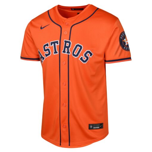 Youth Houston Astros Orange Alternate Limited Jersey - Image 2