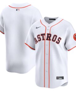 Youth Houston Astros White Home Limited Jersey