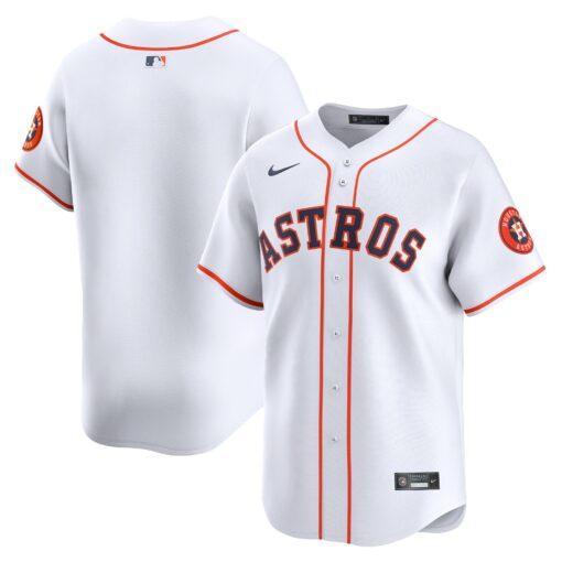 Youth Houston Astros White Home Limited Jersey
