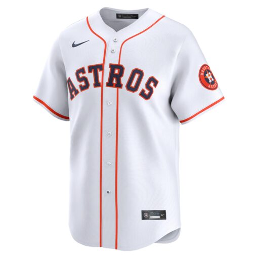 Youth Houston Astros White Home Limited Jersey - Image 2