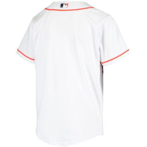 Youth Houston Astros White Home Team Jersey - Image 3