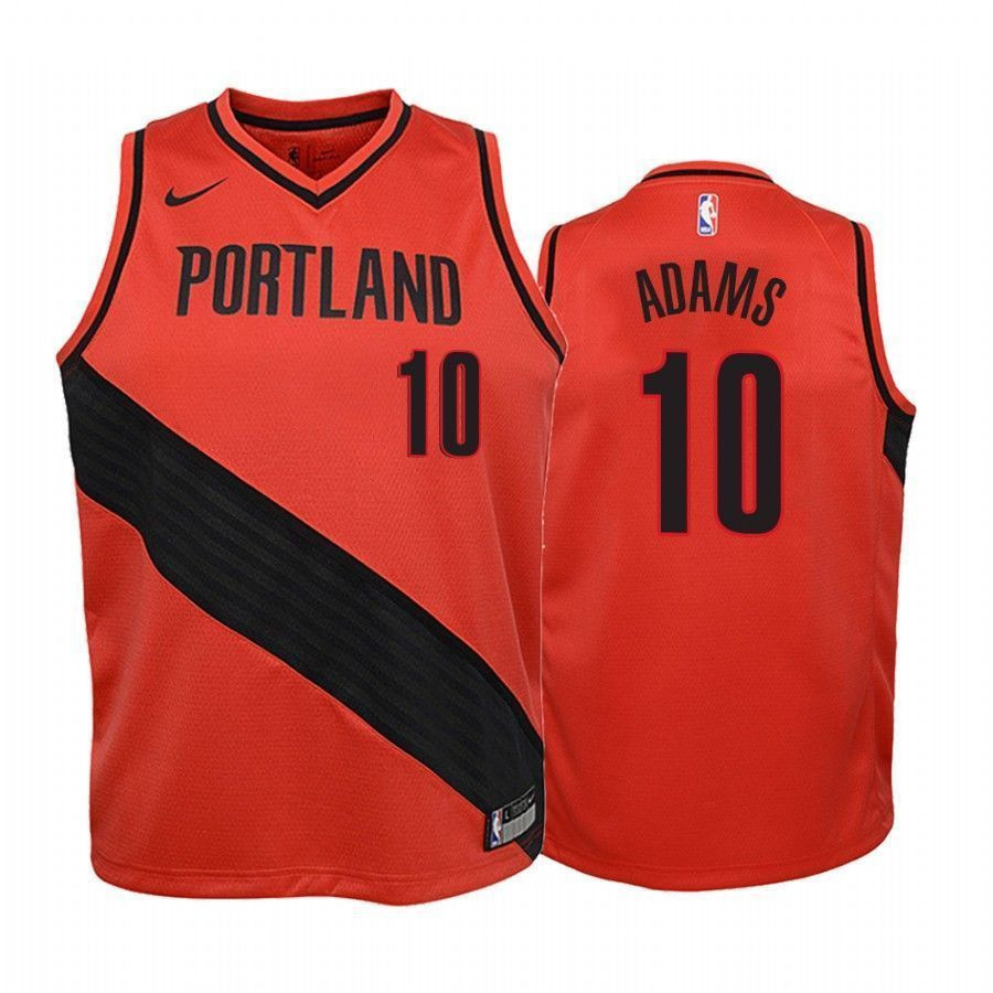 Youth Jaylen Adams Portland Trail Blazers Red Statet Jersey - JS861