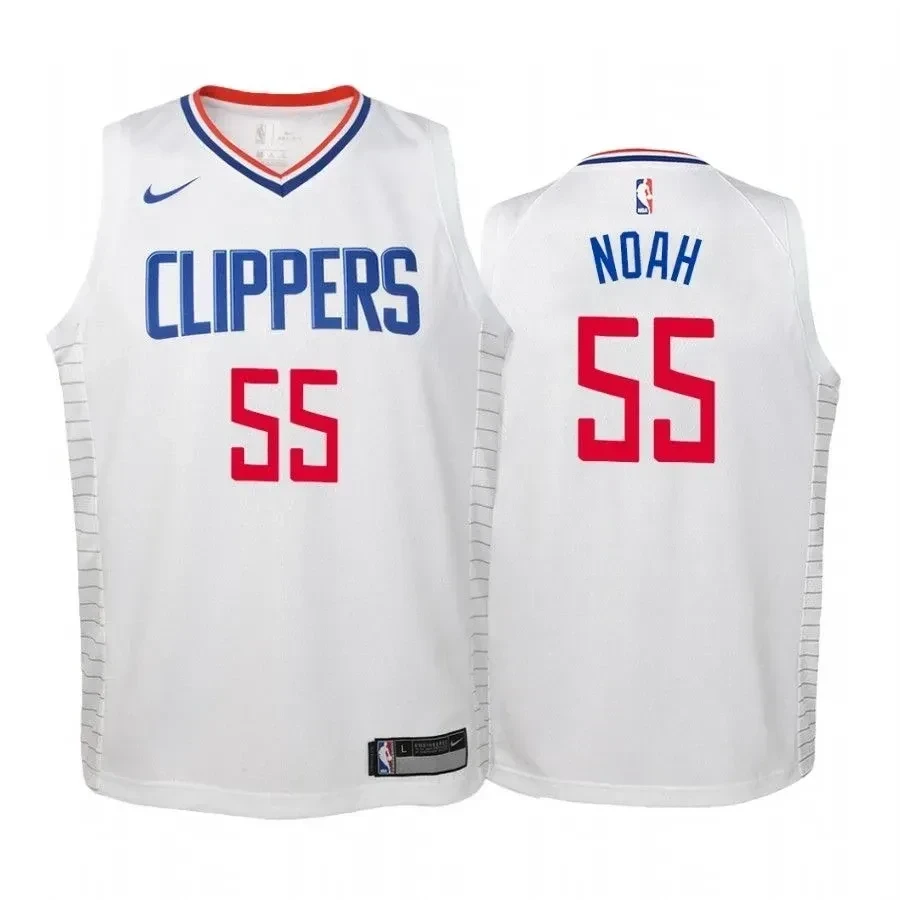 Youth Joakim Noah Los Angeles Clippers White Association Jersey - JS821