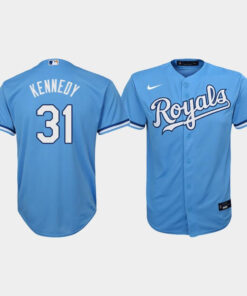 Youth Kansas City Royals Ian Kennedy 31 Light Blue Alternate Jersey Jersey