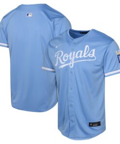 Youth Kansas City Royals Light Blue Alternate Limited Jersey