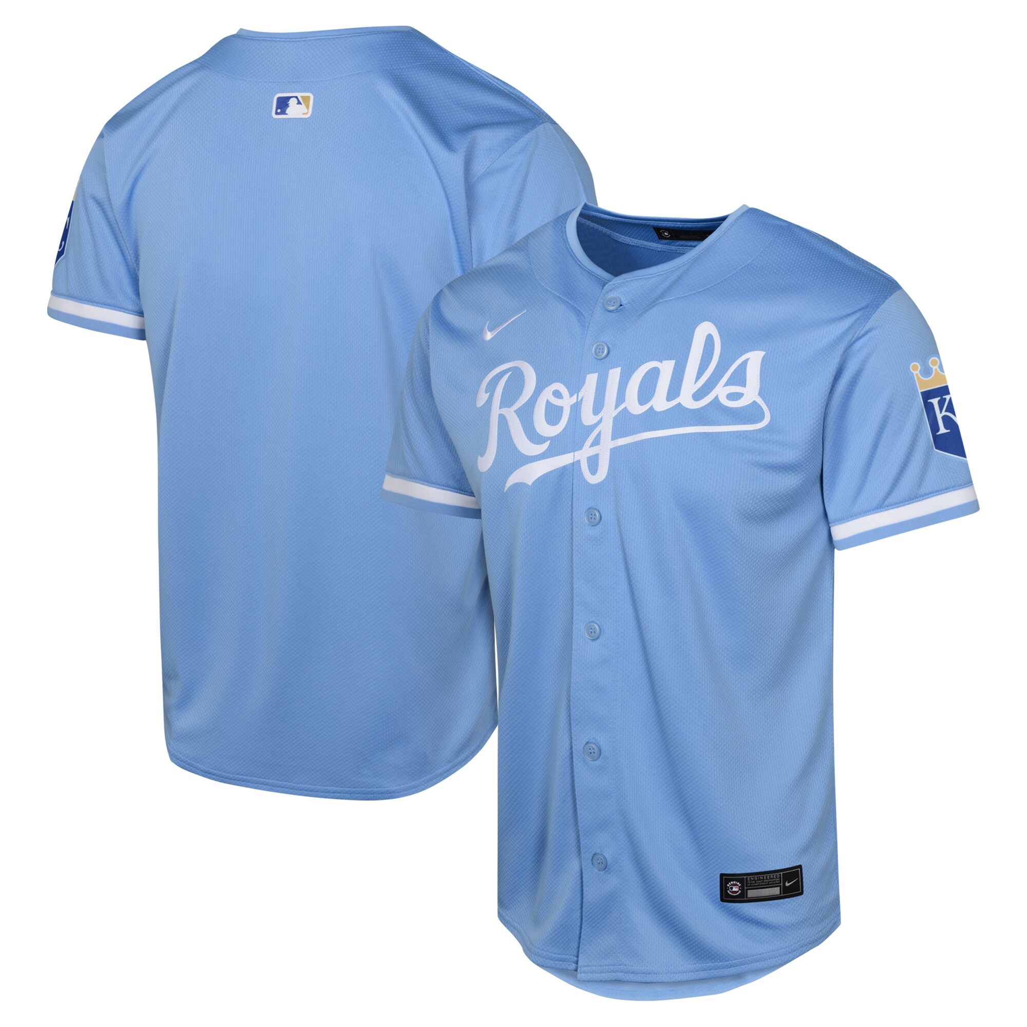 Youth Kansas City Royals Light Blue Alternate Limited Jersey