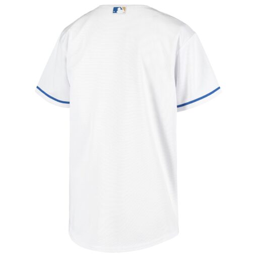 Youth Kansas City Royals White Home Team Jersey - Image 3