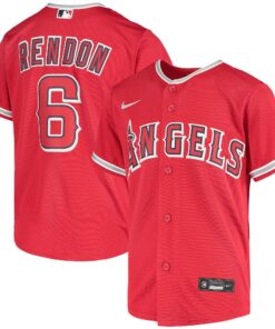 Youth Los Angeles Angels Anthony Rendon Red Alternate Player Jersey