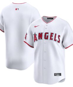 Youth Los Angeles Angels White Home Limited Jersey