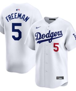 Youth Los Angeles Dodgers Freddie Freeman White Home Limited Player Jersey