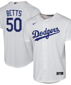 Youth Los Angeles Dodgers Mookie Betts White Home Player Jersey
