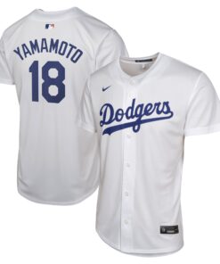 Youth Los Angeles Dodgers Yoshinobu Yamamoto White Home Player Jersey