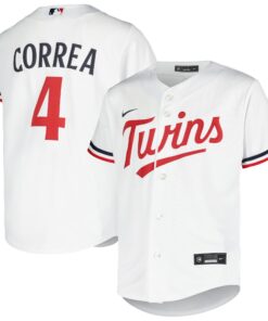 Youth Minnesota Twins Carlos Correa White Alternate Player Jersey