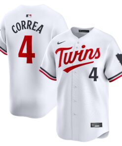 Youth Minnesota Twins Carlos Correa White Home Limited Player Jersey