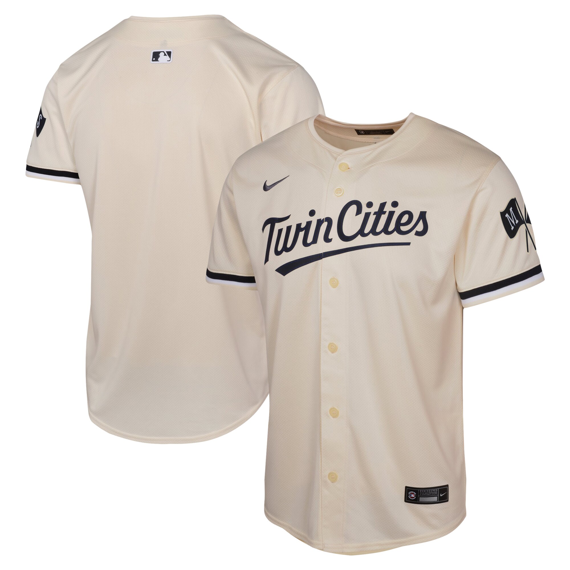 Youth Minnesota Twins Cream Alternate Limited Jersey