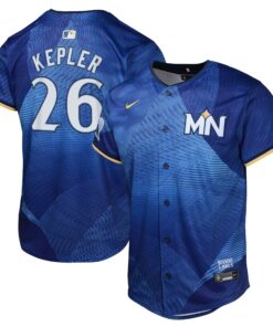 Youth Minnesota Twins Max Kepler Royal 2024 City Connect Limited Jersey