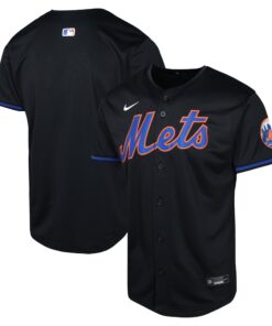 Youth New York Mets Black Alternate Limited Jersey