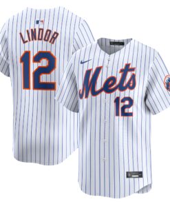 Youth New York Mets Francisco Lindor White Home Limited Player Jersey