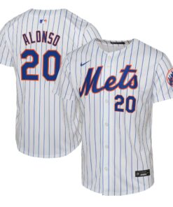 Youth New York Mets Pete Alonso White Limited Player Jersey