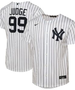 Youth New York Yankees Aaron Judge White Home Player Jersey
