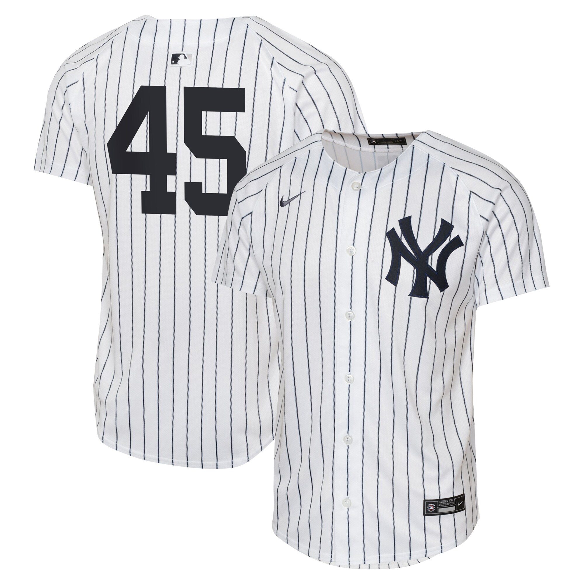 Youth New York Yankees Gerrit Cole White Home Limited Jersey
