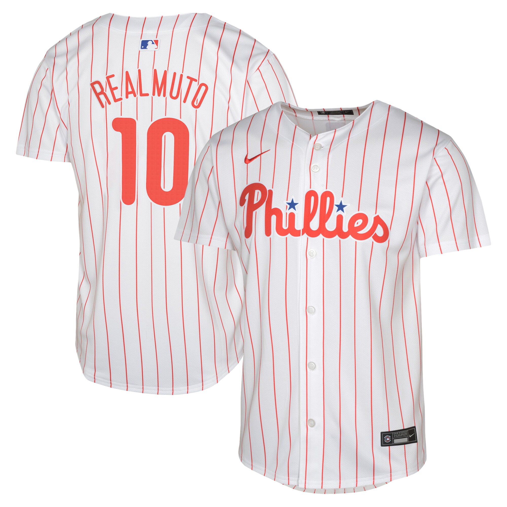 Youth Philadelphia Phillies J.T. Realmuto White Home Limited Jersey