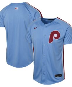 Youth Philadelphia Phillies Light Blue Alternate Limited Jersey