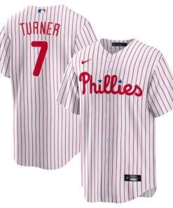 Youth Philadelphia Phillies Trea Turner White Alternate Player Jersey