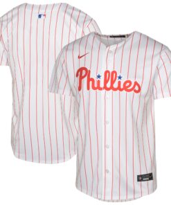 Youth Philadelphia Phillies White Home Blank Limited Jersey