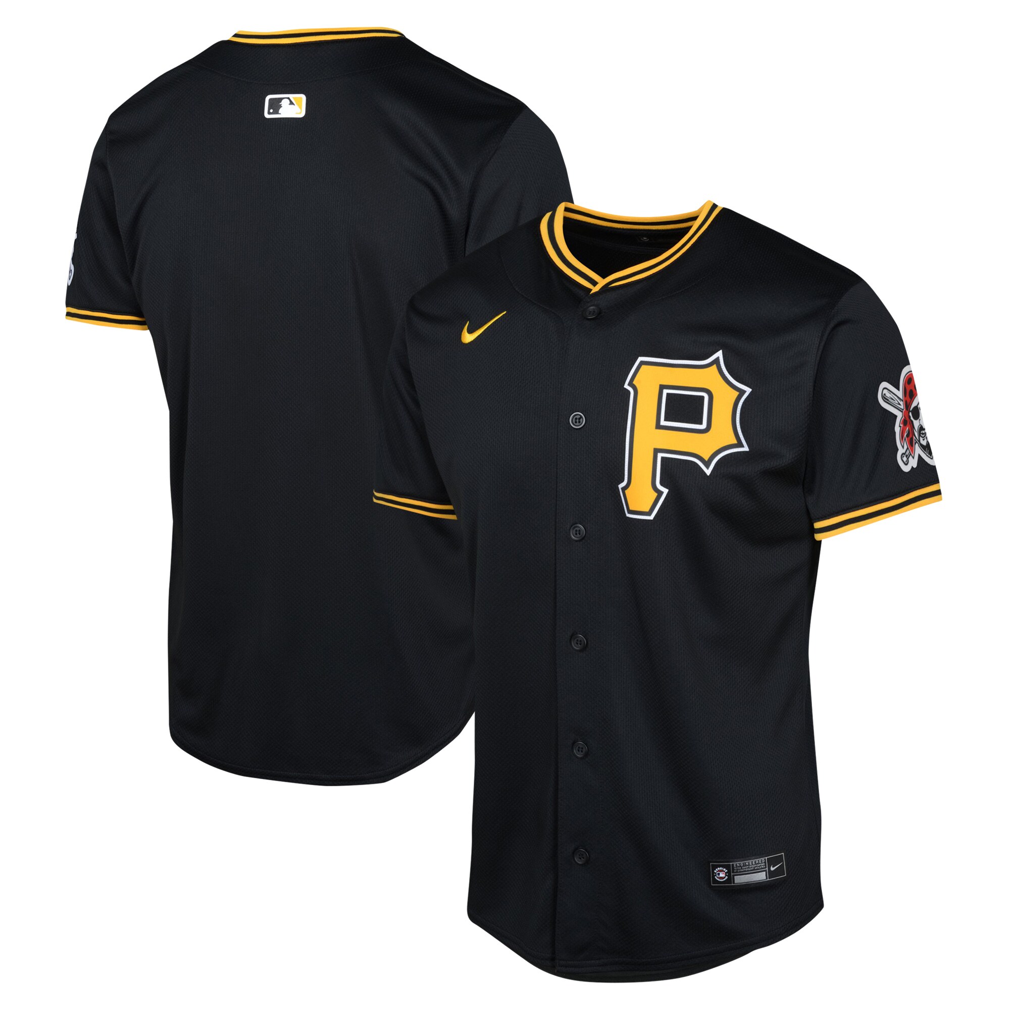 Youth Pittsburgh Pirates Black Alternate Limited Jersey