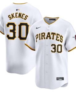 Youth Pittsburgh Pirates Paul Skenes White Home Limited Player Jersey