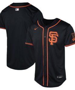 Youth San Francisco Giants Black Alternate Limited Jersey