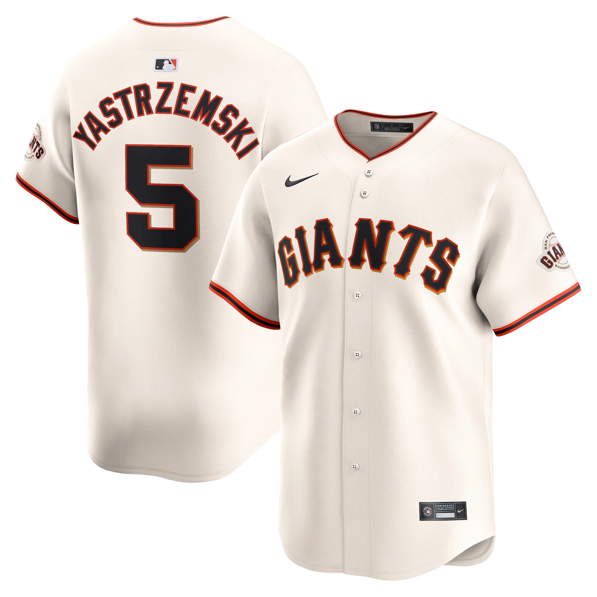 Youth San Francisco Giants Mike Yastrzemski Cream Home Limited Player Jersey