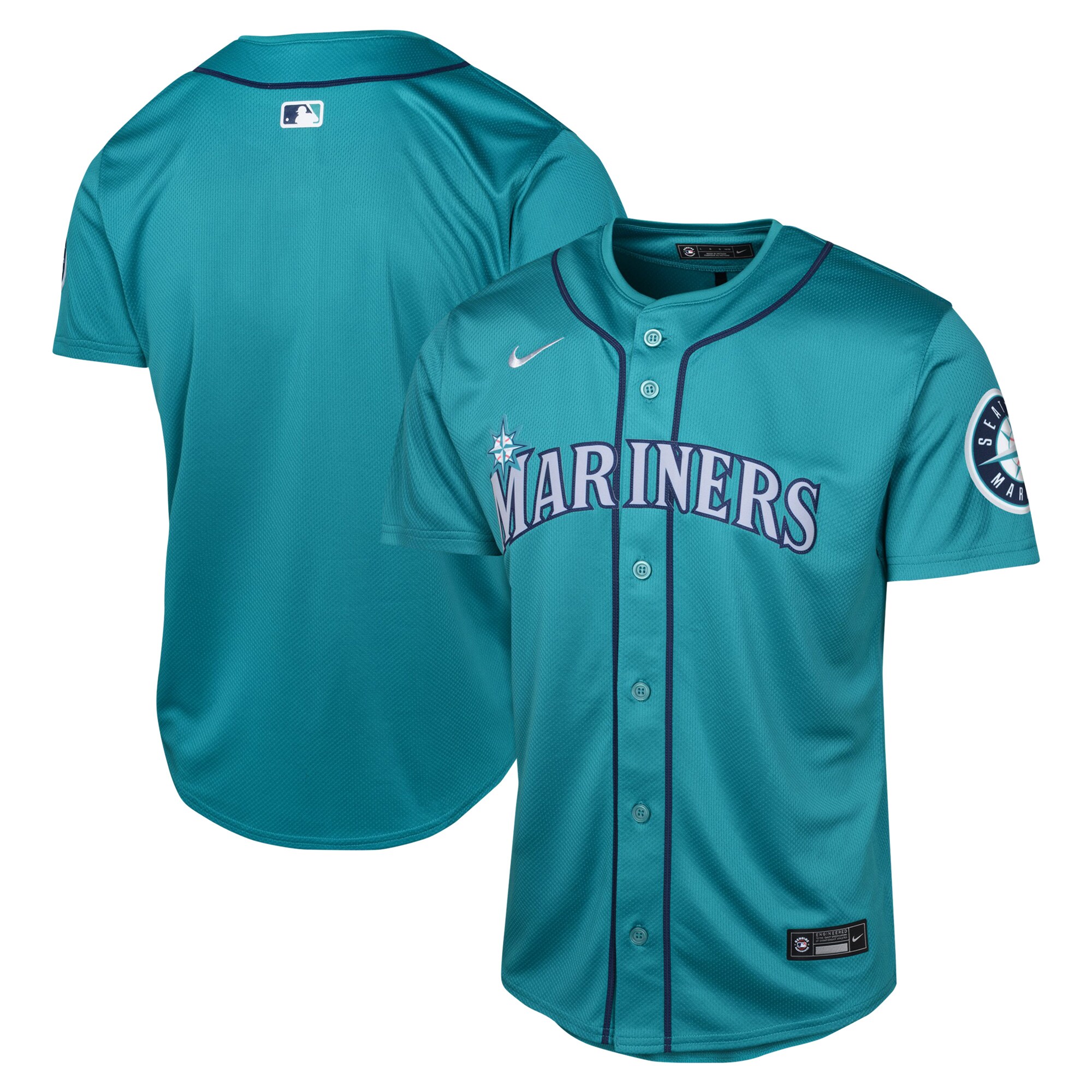 Youth Seattle Mariners Aqua Alternate Limited Jersey