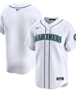 Youth Seattle Mariners White Home Limited Jersey