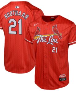 Youth St. Louis Cardinals Lars Nootbaar Red 2024 City Connect Limited Player Jersey