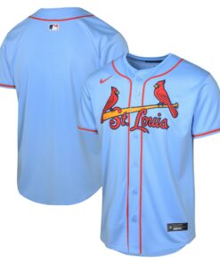 Youth St. Louis Cardinals Light Blue Alternate Limited Jersey