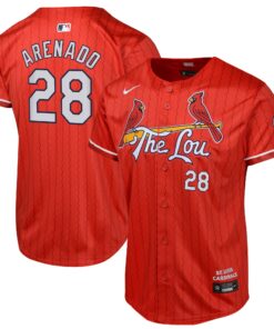Youth St. Louis Cardinals Nolan Arenado Red 2024 City Connect Limited Player Jersey