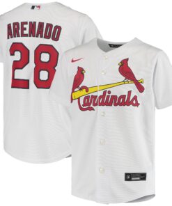 Youth St. Louis Cardinals Nolan Arenado White Home Player Jersey