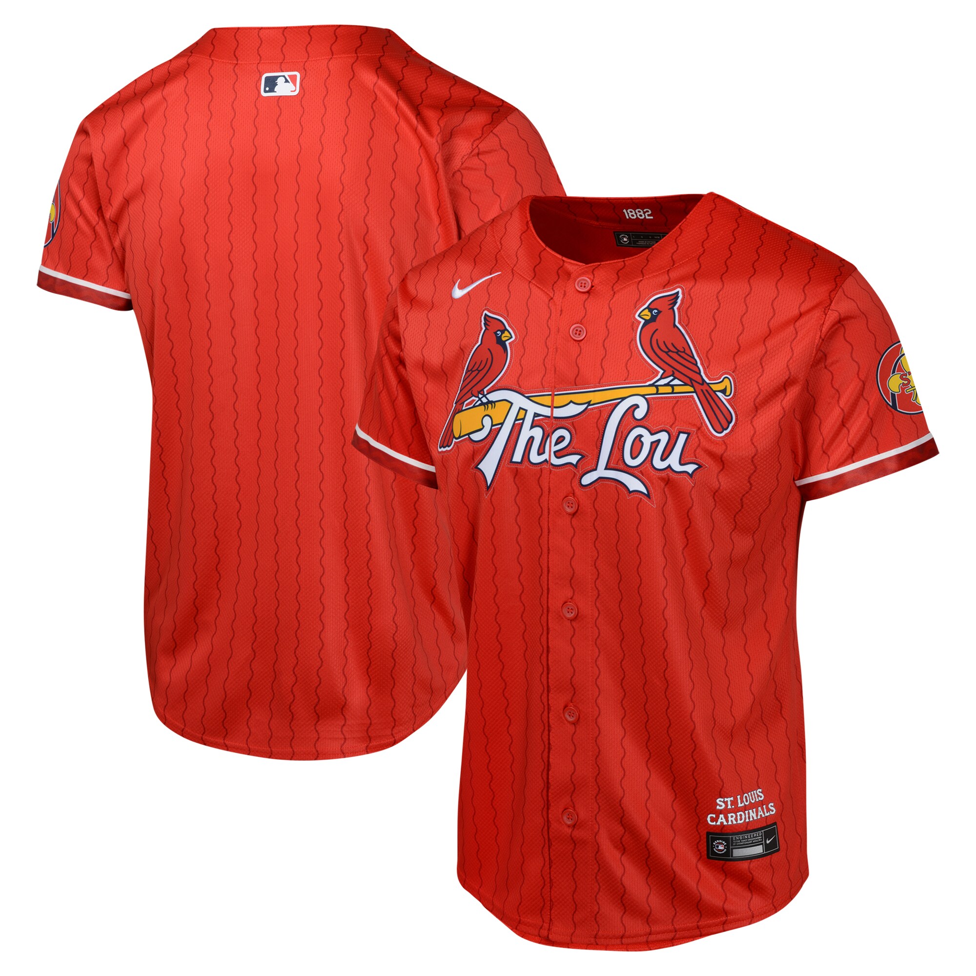 Youth St. Louis Cardinals Red 2024 City Connect Limited Jersey