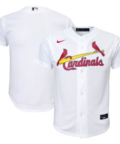 Youth St. Louis Cardinals White Home Team Jersey