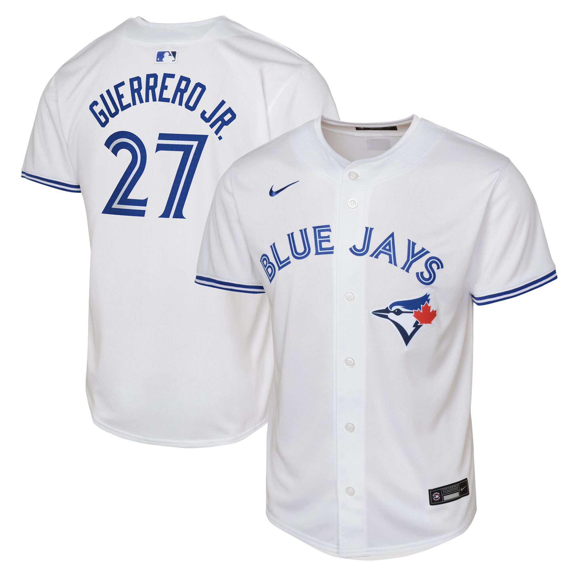 Youth Toronto Blue Jays Vladimir Guerrero Jr. White Home Limited Player Jersey