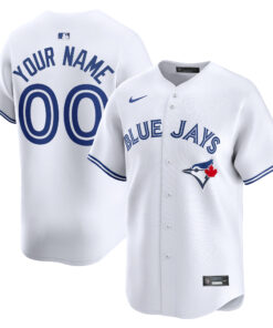 Youth Toronto Blue Jays White Home Limited Custom Jersey