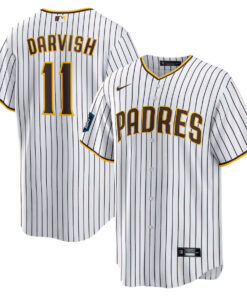 Yu Darvish 11 San Diego Padres 2024 MLB World Tour Seoul Series Home Player Men Jersey - White