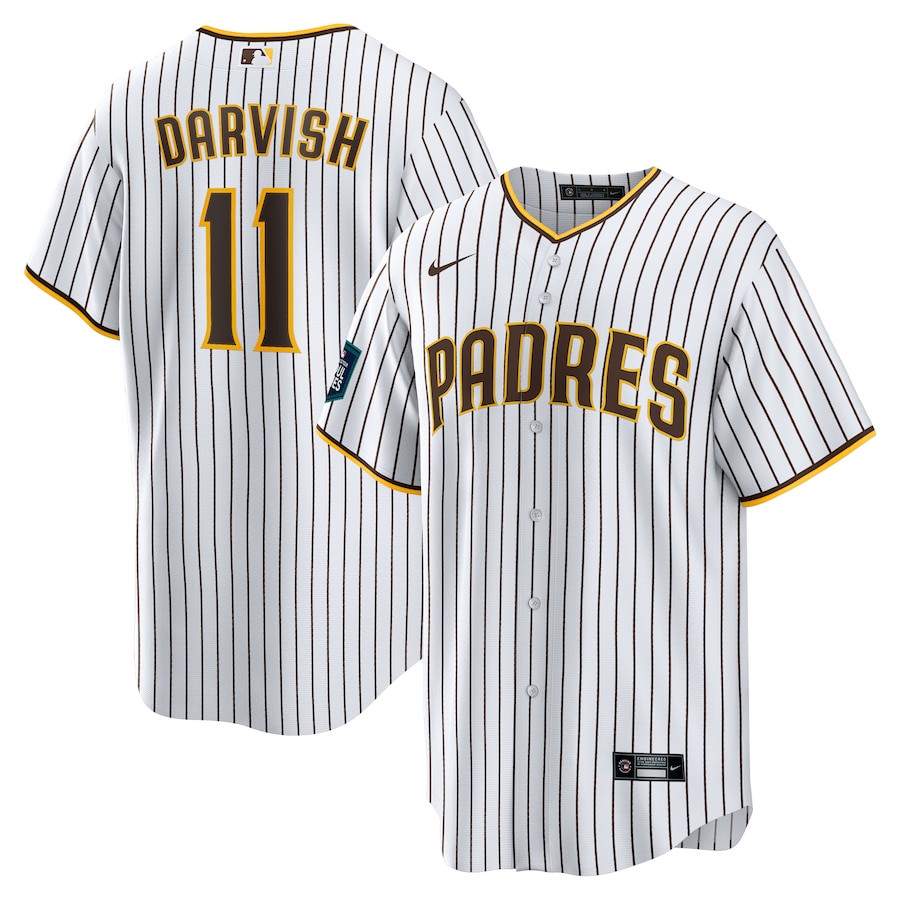 Yu Darvish 11 San Diego Padres 2024 MLB World Tour Seoul Series Home Player Men Jersey - White