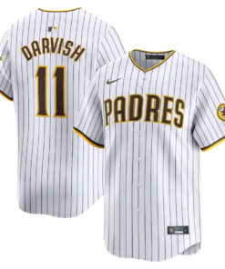 Yu Darvish 11 San Diego Padres Home Limited Men Jersey - White